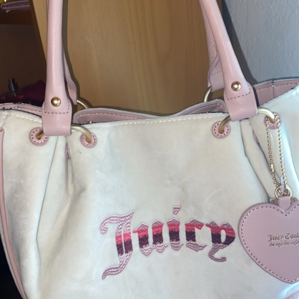 Juicy Couture  Retro Vibe Satchel in color crystal